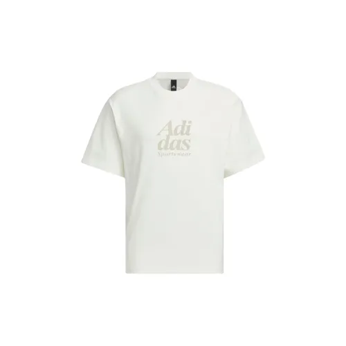 Adidas T-Shirts Men Jade White