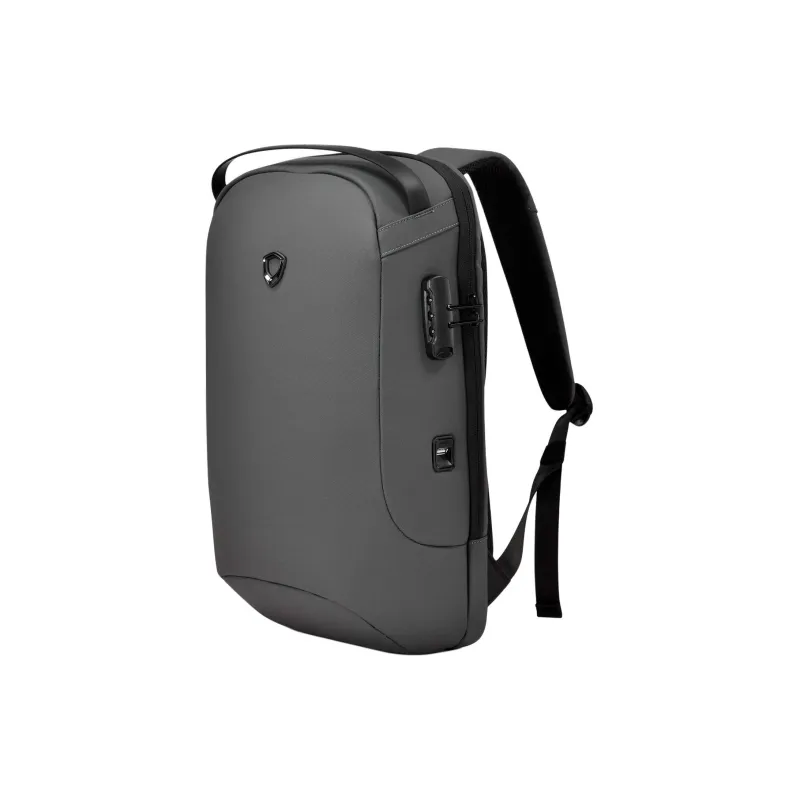 Traveler’s Choice Oxford Backpack Unisex Gray-2