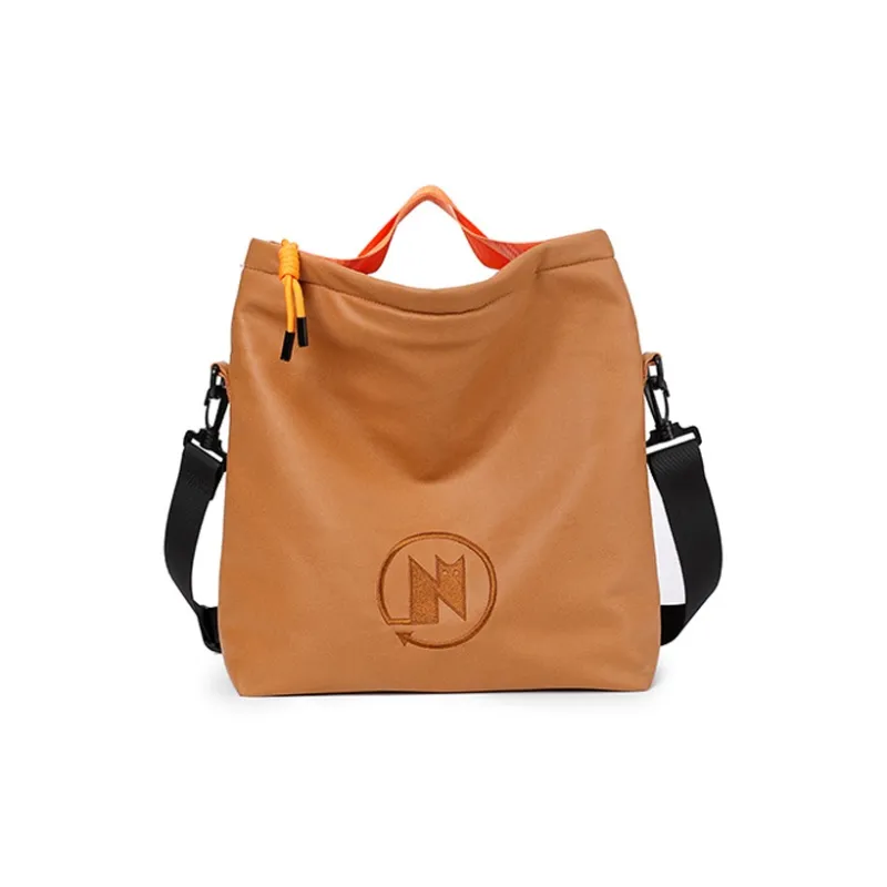 NOXXON Nylon Fabric Crossbody Bags Shoulder Bags Regular Women's Dark Khaki/Obsidian Black/Ultimate Gray-3