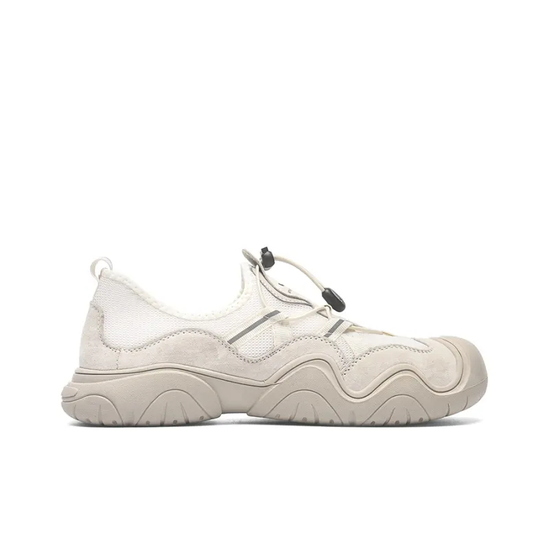 Jeep Cushioning Anti Slip Wear Resistant Breathable Lightweight Rebound Low Top Casual Shoes Unisex Sand-1
