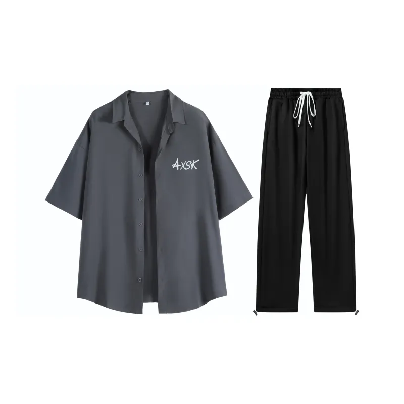 A.X.S.K Shirt Matching Set Unisex-14