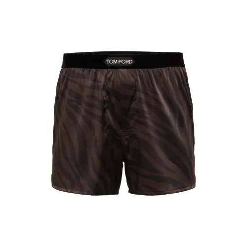 TOM FORD Logo Waistband Zebra Printed Boxers