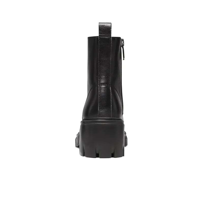 Skechers Top Notch Martin Boots 'Black' Women's-3