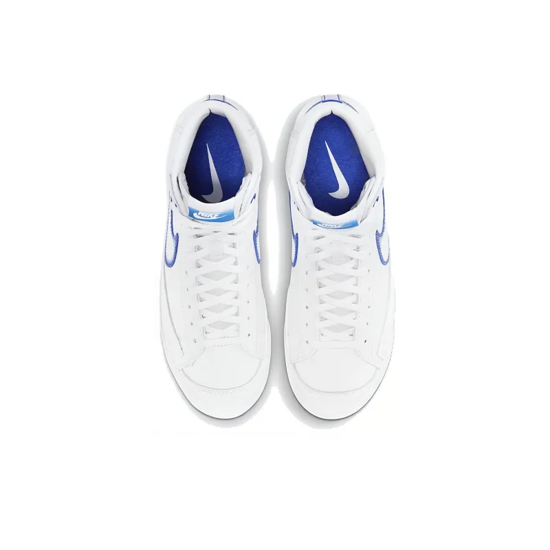 Nike Blazer Mid Airbrush White Royal Women's-3