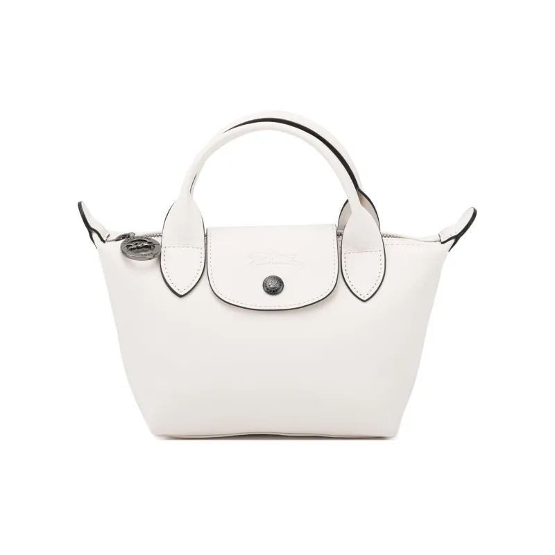 LONGCHAMP Le Pliage Xtra Cow Leather Dumpling Bag, One Shoulder Handbag Mini Women's Beige-0