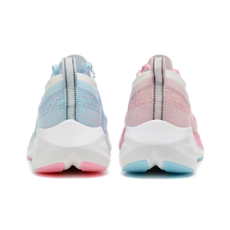 LIZHIPAO Running Shoes Unisex Low Top Mismatched Color/Blue & Pink-3
