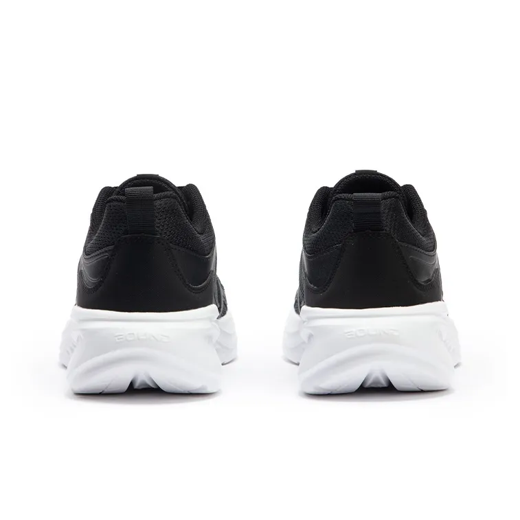 361° Sharp Leaf 2.0 Cushioning, Slip Resistant, And Abrasion Resistant Low Top Running Shoes Men's Black White-3