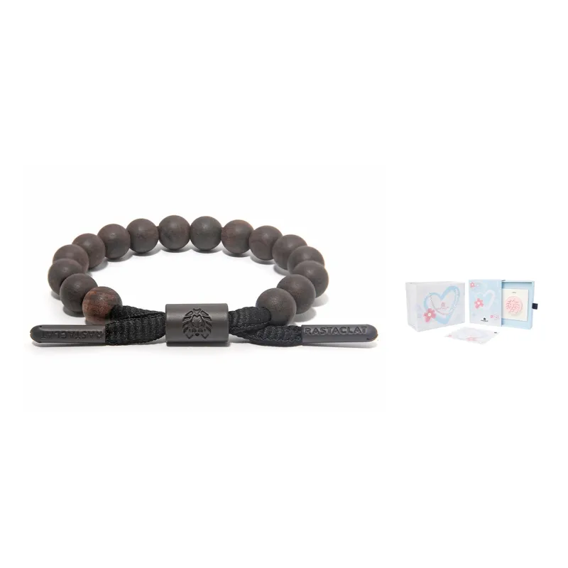 Rastaclat Ebony Small Lion Chinese Style Beaded Bracelet Unisex-5