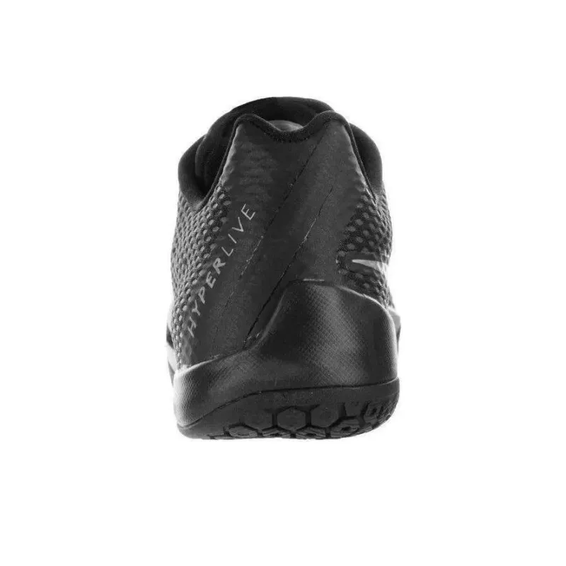 Nike Hyperlive Cushioning, Slip Resistant, And Abrasion Resistant Low Top Basketball Shoes Men's Black-3