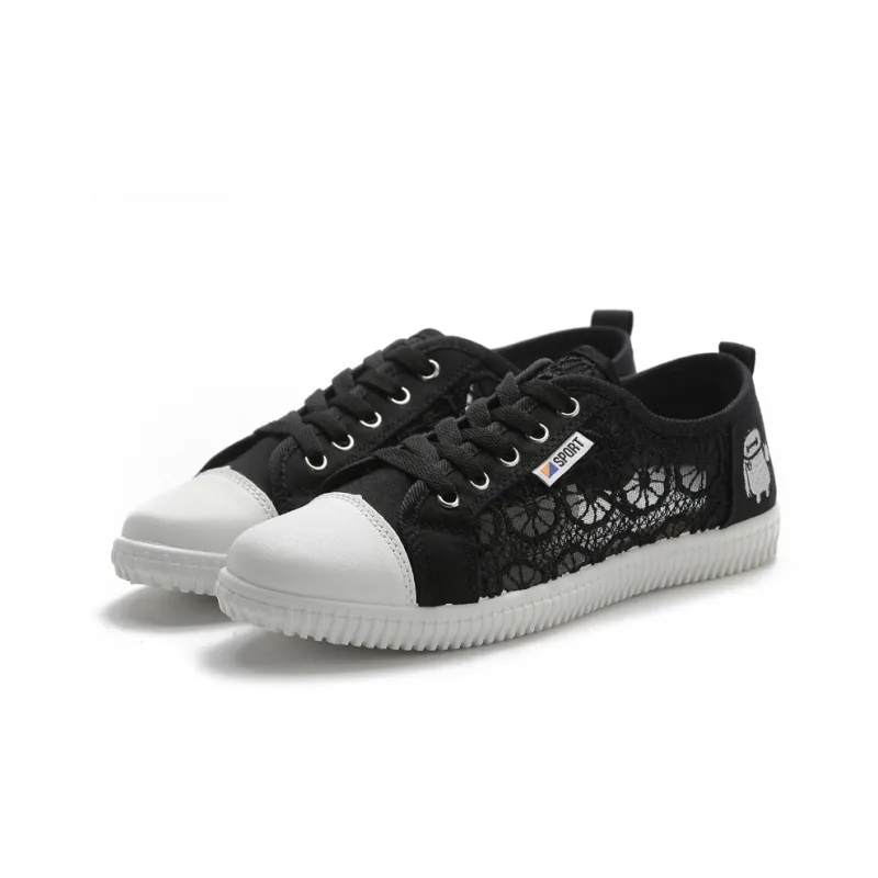 REIHUNG Casual Shoes Women's Low Top White-9