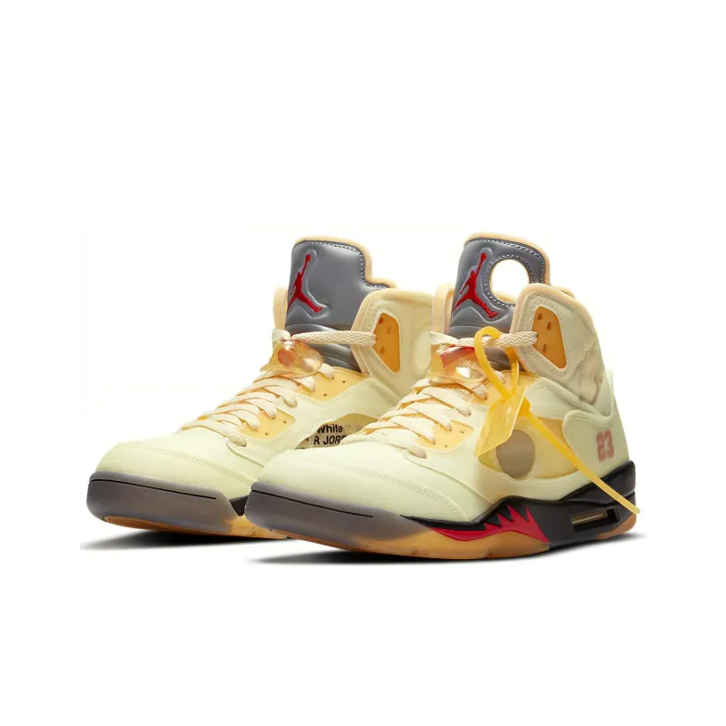 Jordan 5 Retro Off White Sail-2