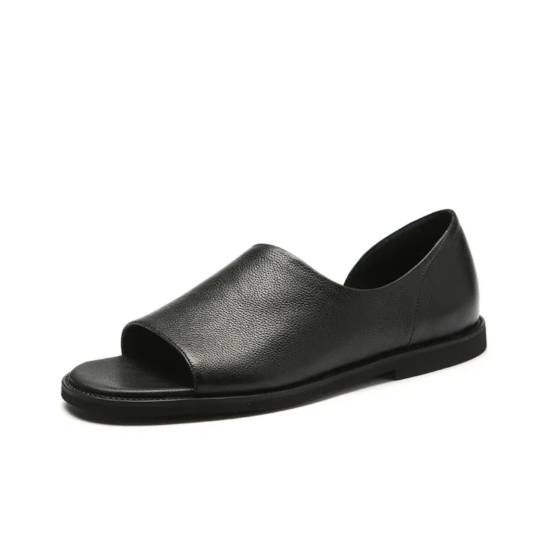 A Fairy Tale Of A Pair Of Shoes Strap Sandals Men's Black-1