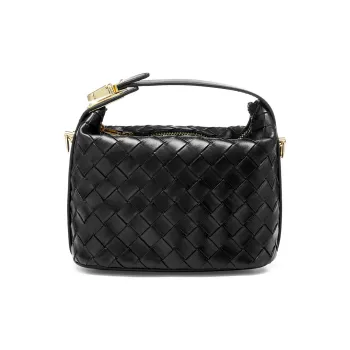 JOSINY PU Mini One Shoulder Handbag Women's Black/Camel/Ecru/Light Green