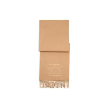 COACH Knit Scarves Unisex Yellow