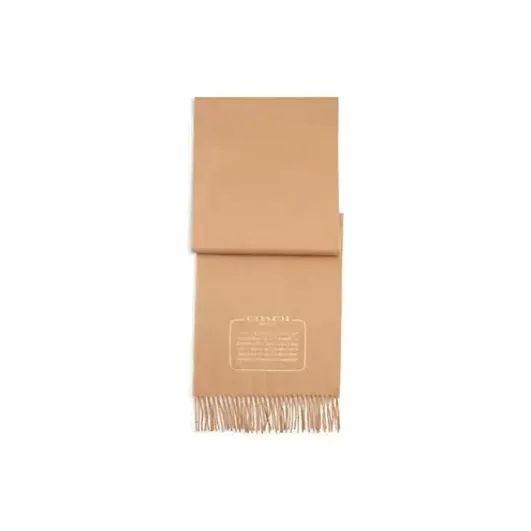 COACH Knit Scarves Unisex Yellow-0