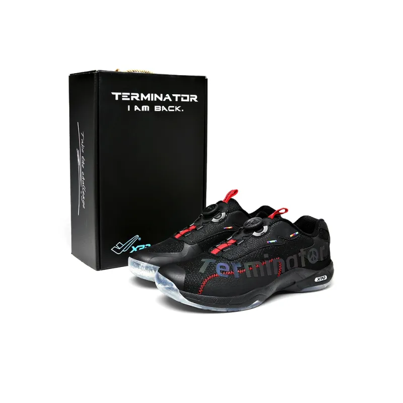 XPD Badminton Shoes Unisex Low Top Black-7