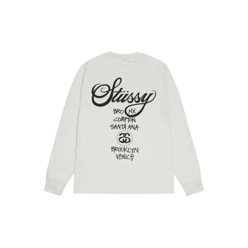 Stussy Long Sleeve World Tour Tee-5
