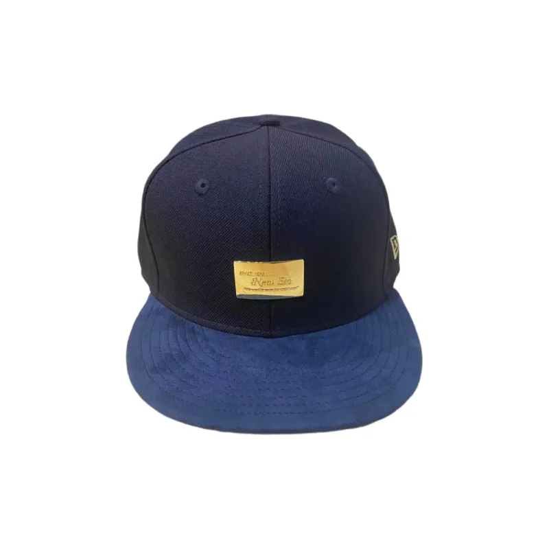 New Era Polyester, Cotton, Wool, Elastane Baseball Caps Unisex Blue-0