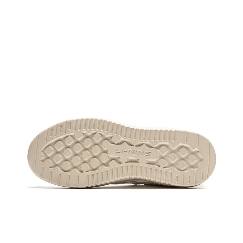LiNing Qingyun Cushioning Anti-Slip And Wear-Resistant Rebound Low-Top Casual Shoes Women's Ecru-2