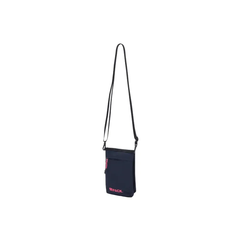 KOLON SPORT Nylon Shoulder Bag, Crossbody Bag Mini Unisex Marine Blue-0