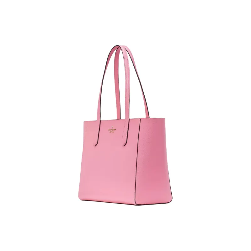 Kate Spade Staci Saffiano Leather Tote Bag Shopping Bag Shoulder Bag Handbag Medium Size Women's Pink-1