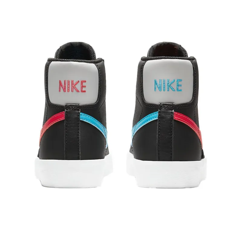 Nike Blazer Mid 77 Black Fusion Red Blue GS-4
