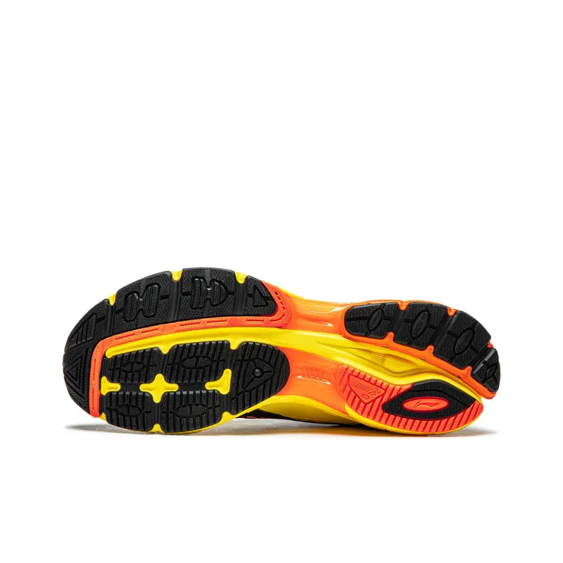LiNing Shake 2.0 Wear Resistant Slip Resistant Low Top Running Shoes Men's Yellow Orange-2