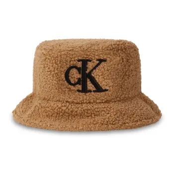 CK/Calvin Klein Polyester Bucket Hats Unisex Brown