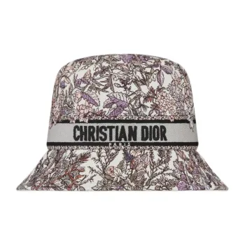 DIOR Cotton Bucket Hats Women's Multicolor