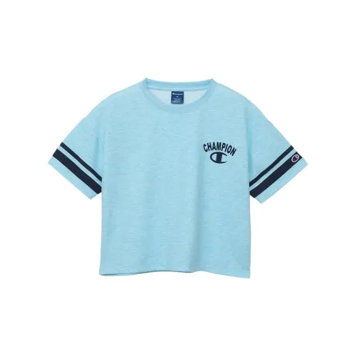 Champion T-Shirts Women's Heather Blue