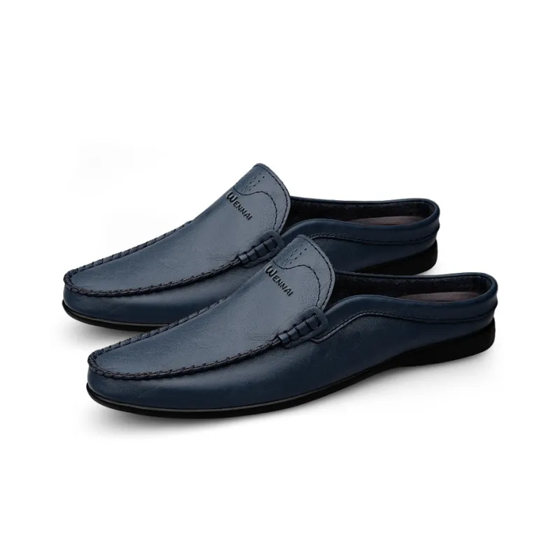 Wen Nai Casual Shoes Men's Blue-3