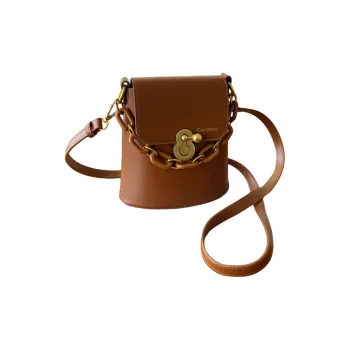 CORE BIRD PU Crossbody Bag Women's White/Black/Light Brown/Pink