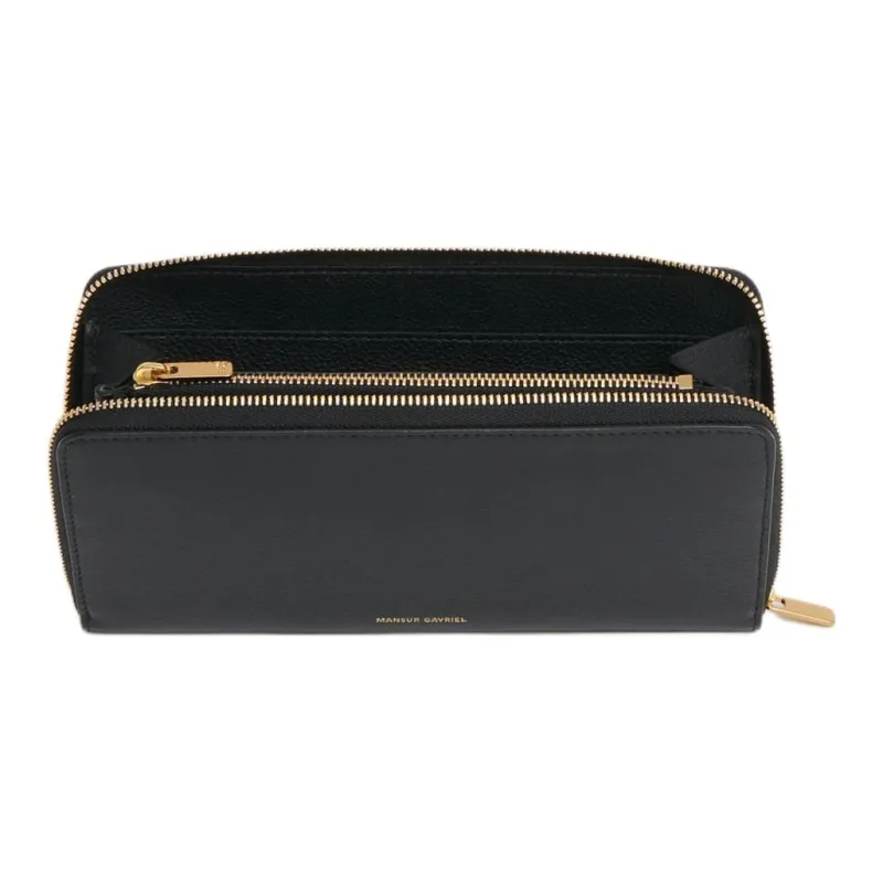 MANSUR GAVRIEL Calfskin Wallet Women's Black-2