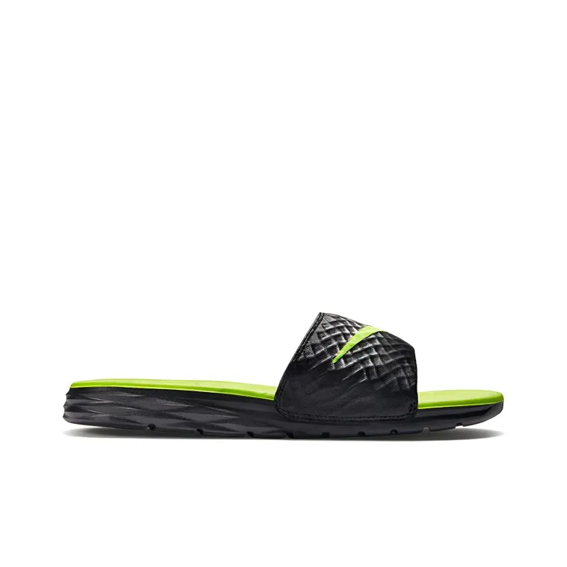 Nike Benassi Solarsoft Black/Volt-1