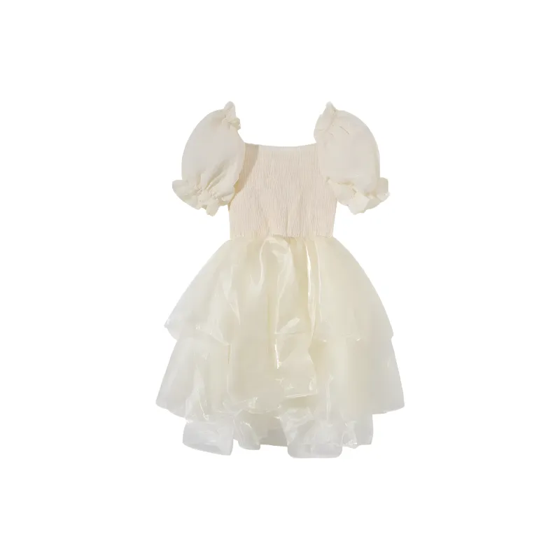 DOSOHEB Short Sleeved Dresses Women's Princess Dress-1