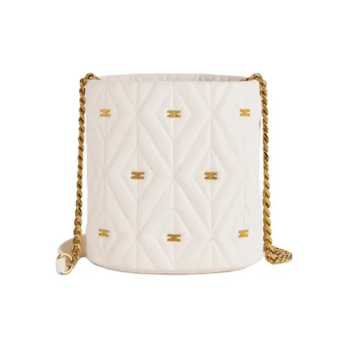 Elisabetta Franchi Artificial Leather Bucket Bags Shoulder Bag Crossbody Bag Women's Butter