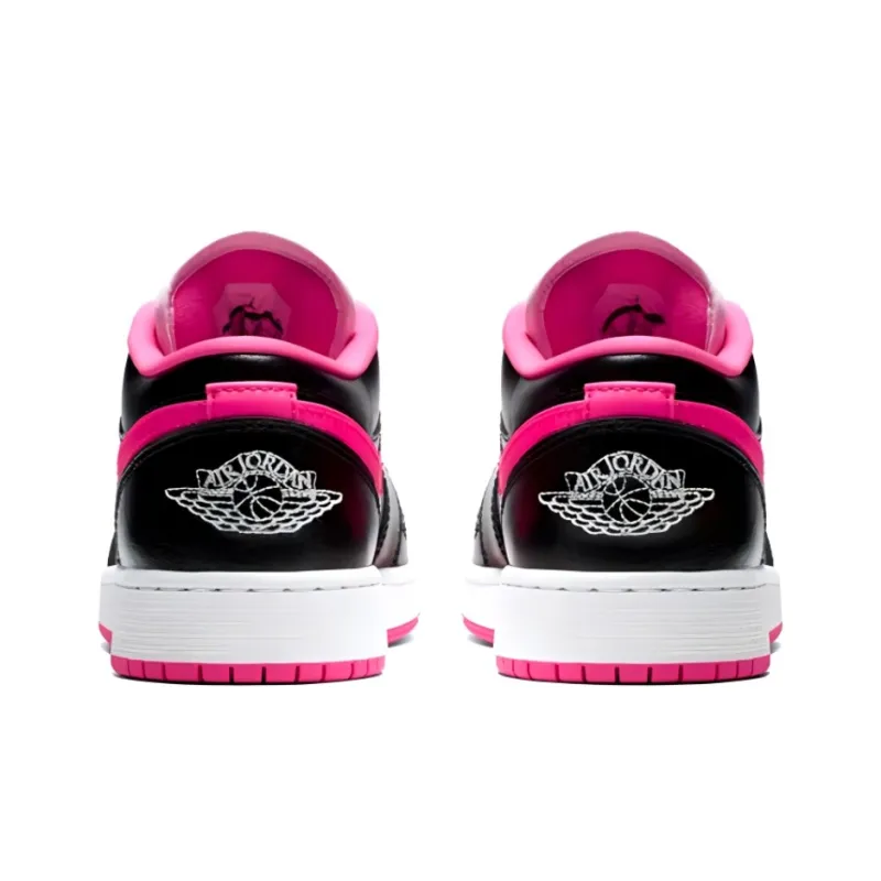 Jordan 1 Low Black White Hyper Pink GS-4