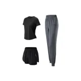 Black Three-Piece Set (Black Pants)