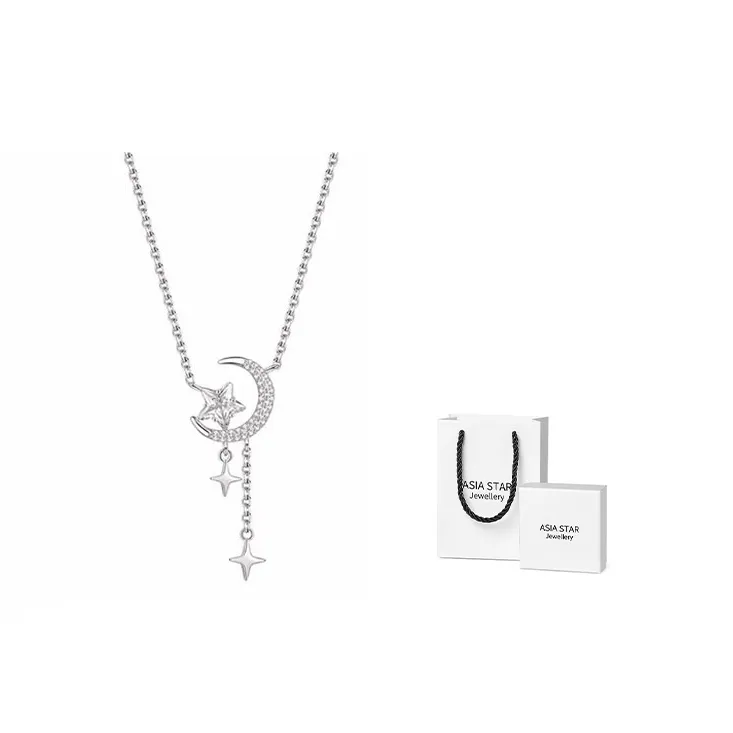 Asia Star S925 Silver/alloy Necklaces Women's-5