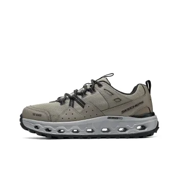 Skechers Anti Slip Wear Resistant Low Top Casual Running Shoes Men's Tan