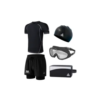 PEAK Swimming Sets Polyester Swimming Pool Men's Black
