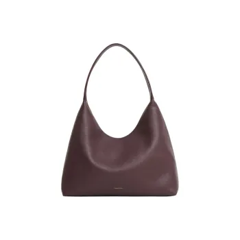 MANSUR GAVRIEL Calfskin Hobo Bag Handbag Shoulder Bag Extra Large Women's Brown