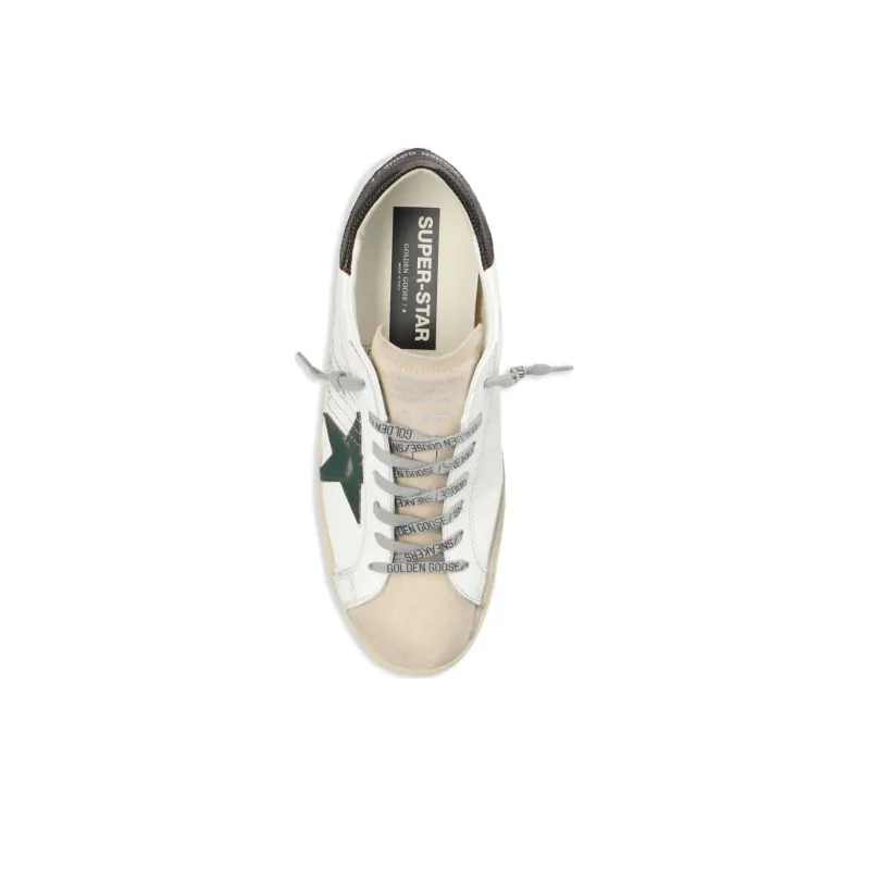 Golden Goose Super Star White Seedpearl Green-3