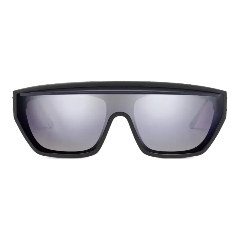 DIOR Irregular Shape Sunglasses Women's Black-1