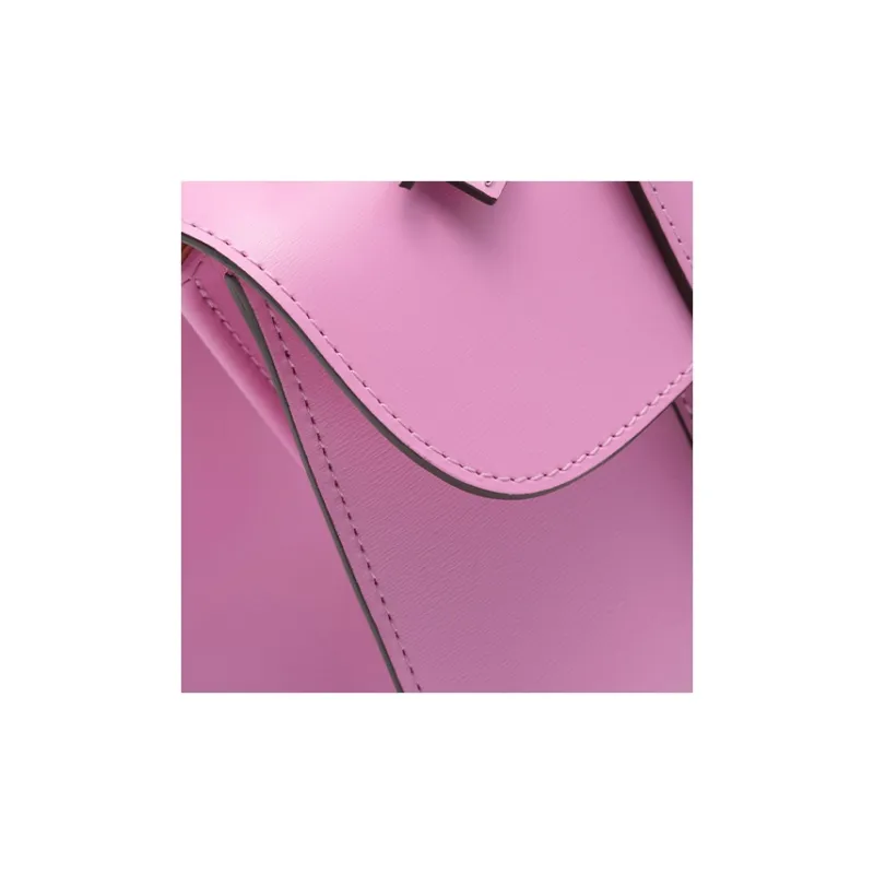 Delvau Brillant Calfskin Shoulder Bag Crossbody Bag Handbag Mini Women's Blue Orchid Pink-9