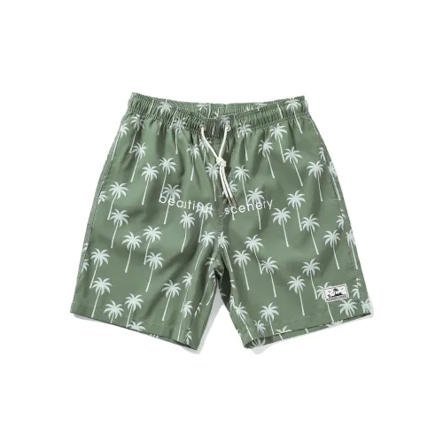 GAILANG Beach Shorts Men Army Green