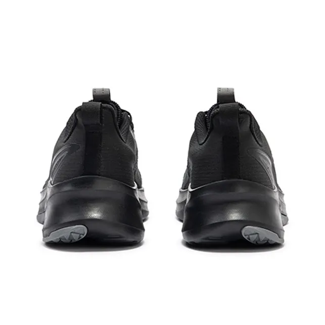 361° Sharp Tooth Cushioning, Slip Resistant, Abrasion Resistant, Breathable Low Top Running Shoes Men's Black Gray-3