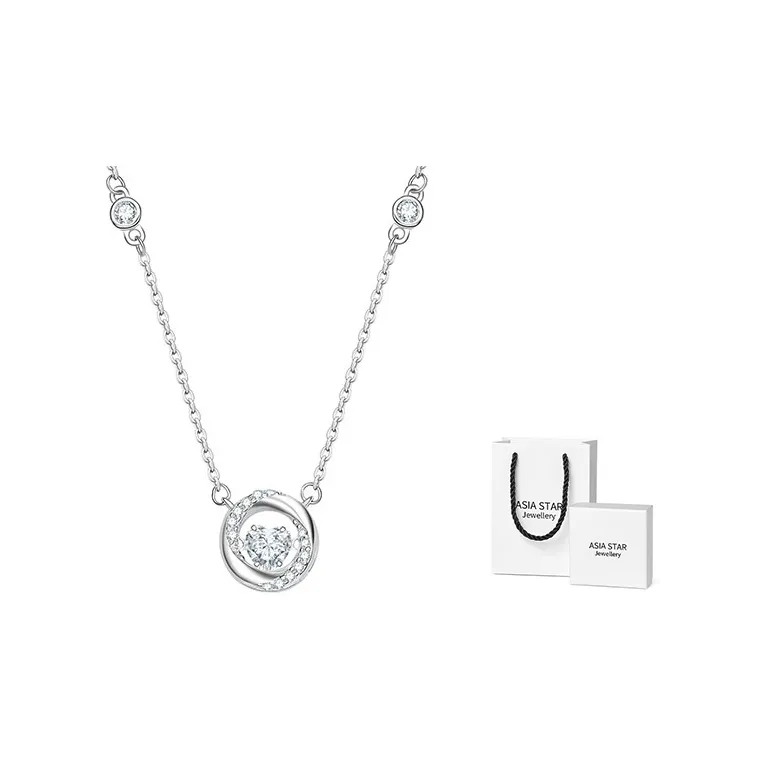 Asia Star S925 Silver Necklaces Women's-1