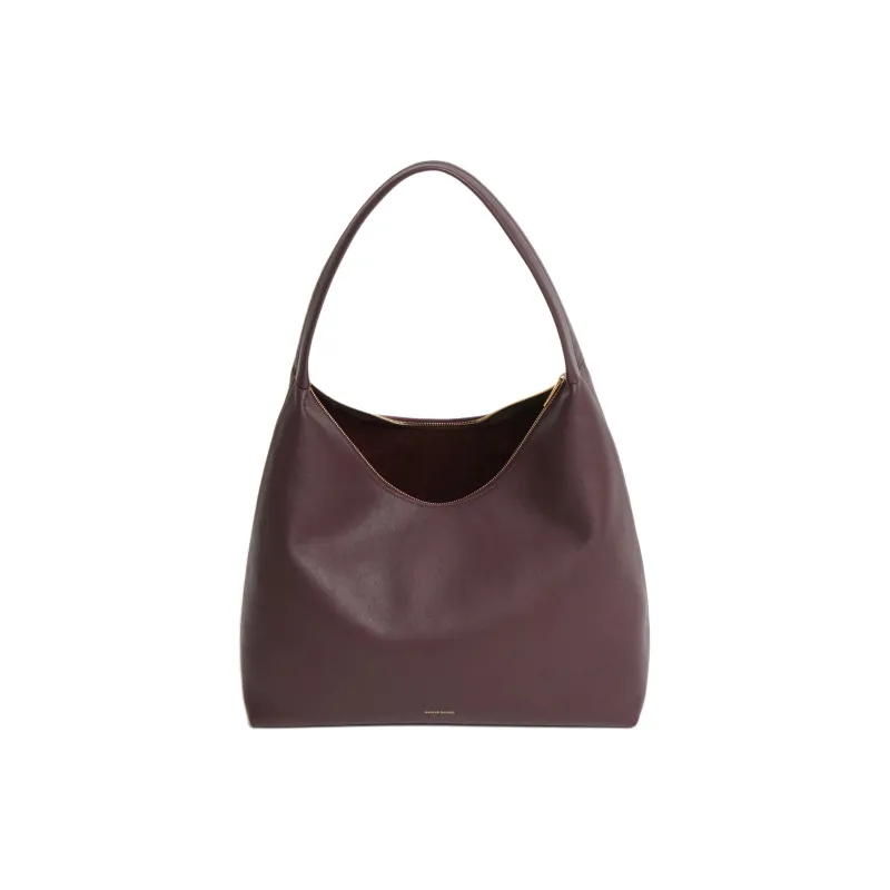 MANSUR GAVRIEL Calfskin Hobo Bag Handbag Shoulder Bag Extra Large Women's Brown-2
