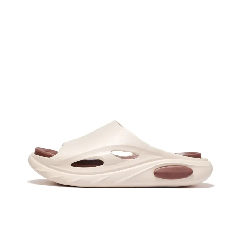 FAIRWHALE Slide Slippers Men White Black/White Orange/Beige Brown-12